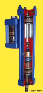 What is a hydro pneumatic cylinder