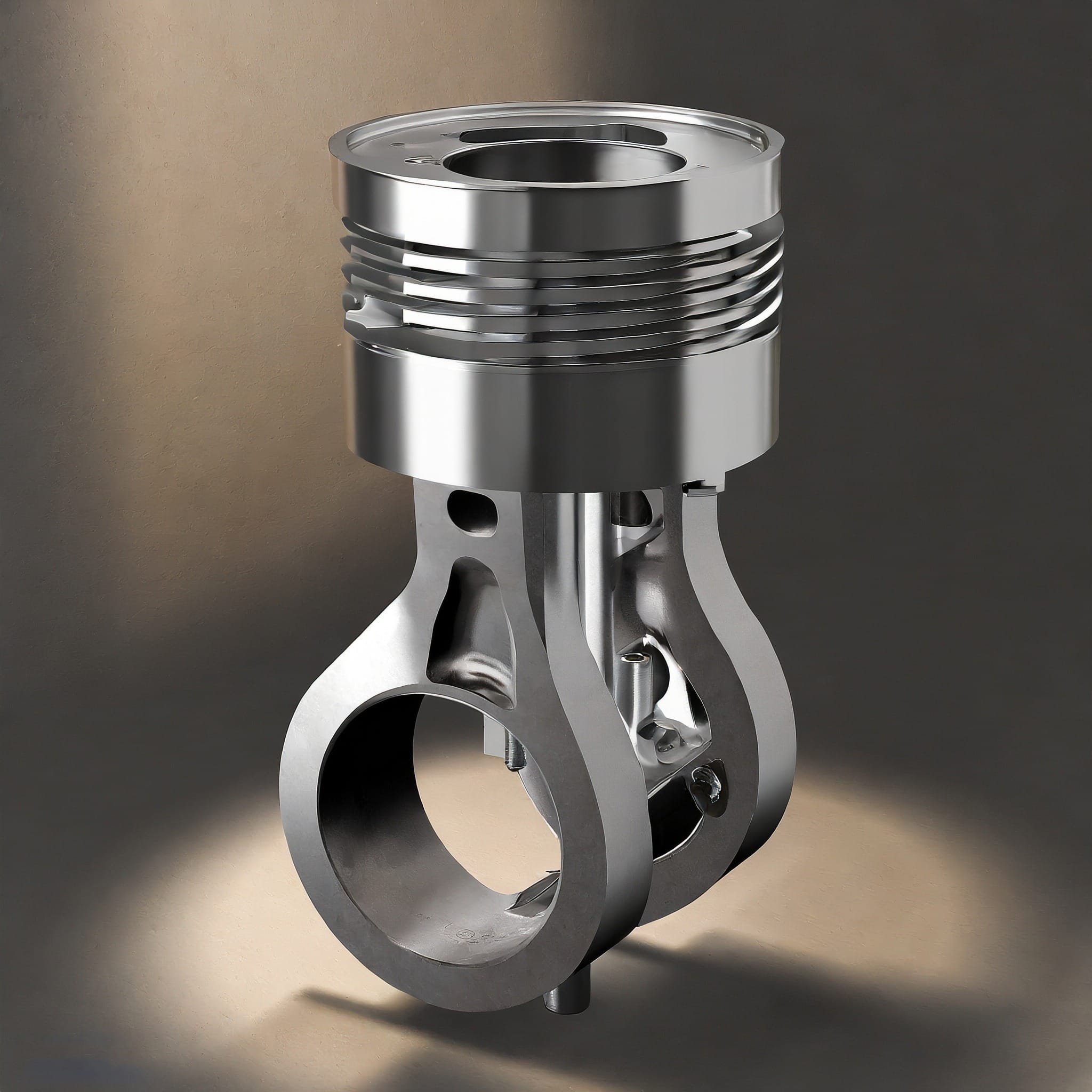 How does a piston work in a petrol engine